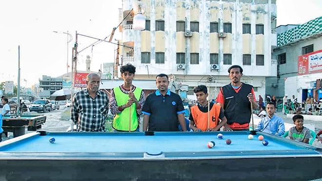 تدشين منافسات البلياردو ضمن مهرجان حضرموت الرياضي الرابع